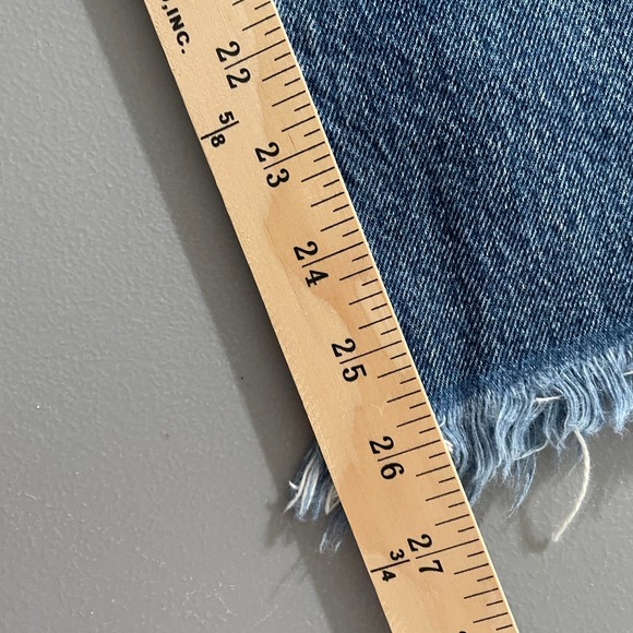 AYR Jeans Distressed Medium Wash Button Fly Fray Hem Women's 27 - Picture 11 of 12